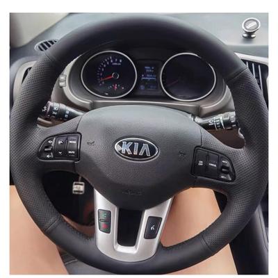 Для Kia Sportage 3 2011-2014 Kia Ceed Cee'd 2010-2012 чехол на руль автомобиля сшит вручную