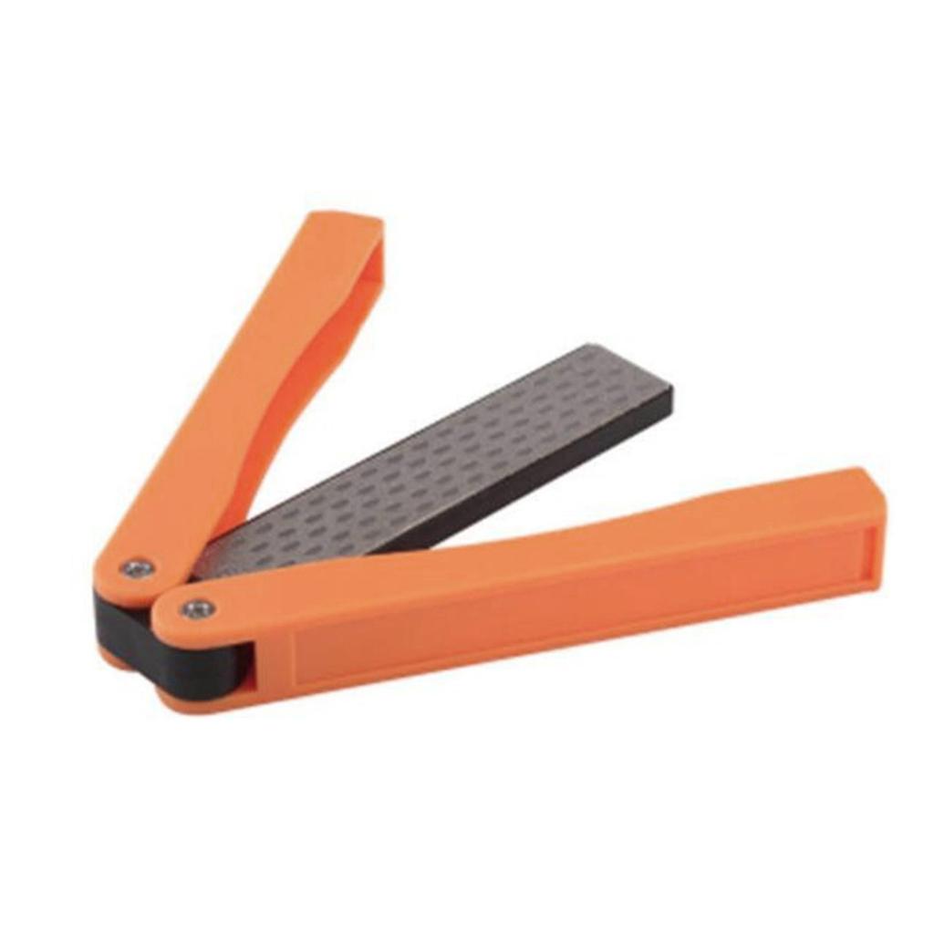 Double Sided Folded Pocket Sharpener Diamond Knife Sharpening Stone Kitchen Tool Home Tools Outdoor Convenient Folding Fan-shaped Grindstone