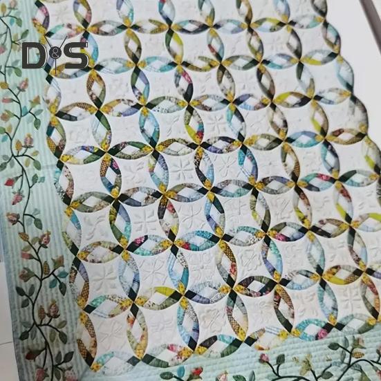 Набор многоразовых шаблонов для квилтинга, шаблоны для стеганых одеял с двойным обручальным кольцом, многофункциональная линейка для квилтинга, швейная линейка для любителей рукоделия и шитья