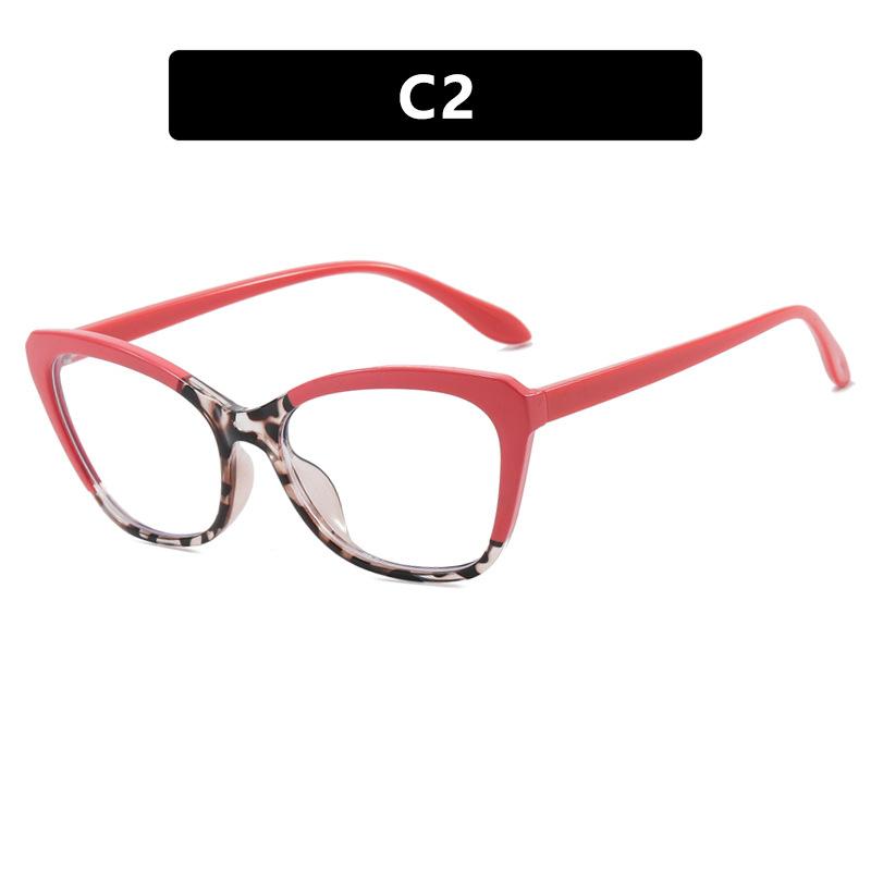 Неполяризованные очки для компьютера с плоской зеркальной оправой «кошачий глаз» в маленькой оправе, ультралегкие, с защитой от синего света