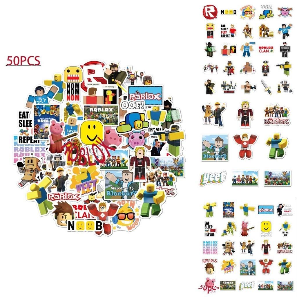Vibrant 50pcs Roblox Stickers Waterproof For Customizing Laptops And Skateboards