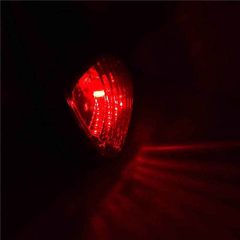 1 Pcs Universal Motorcycle Rear Taillight Running Light Red LED Brake Indicator Lamp Fit for Suzuki Kawasaki Honda Yamaha