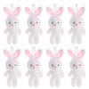 1/2Pcs Bouquet Accessories Bunny Plush Dolls Rabbit Easter Basket Fillers Bag Pendant  Kids Birthday