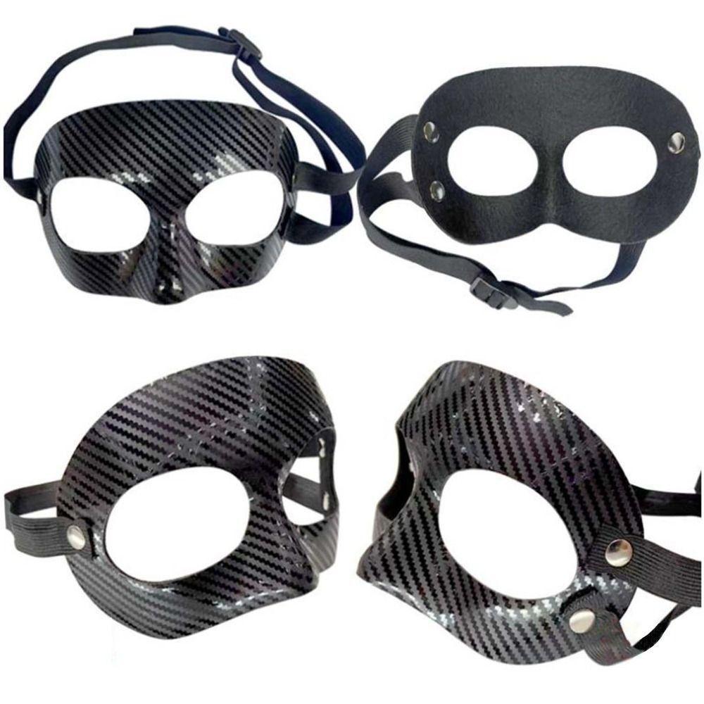 PVC Basketball Nose Guard Black Face Nose Protector Adjustable Elastic Protective Mask