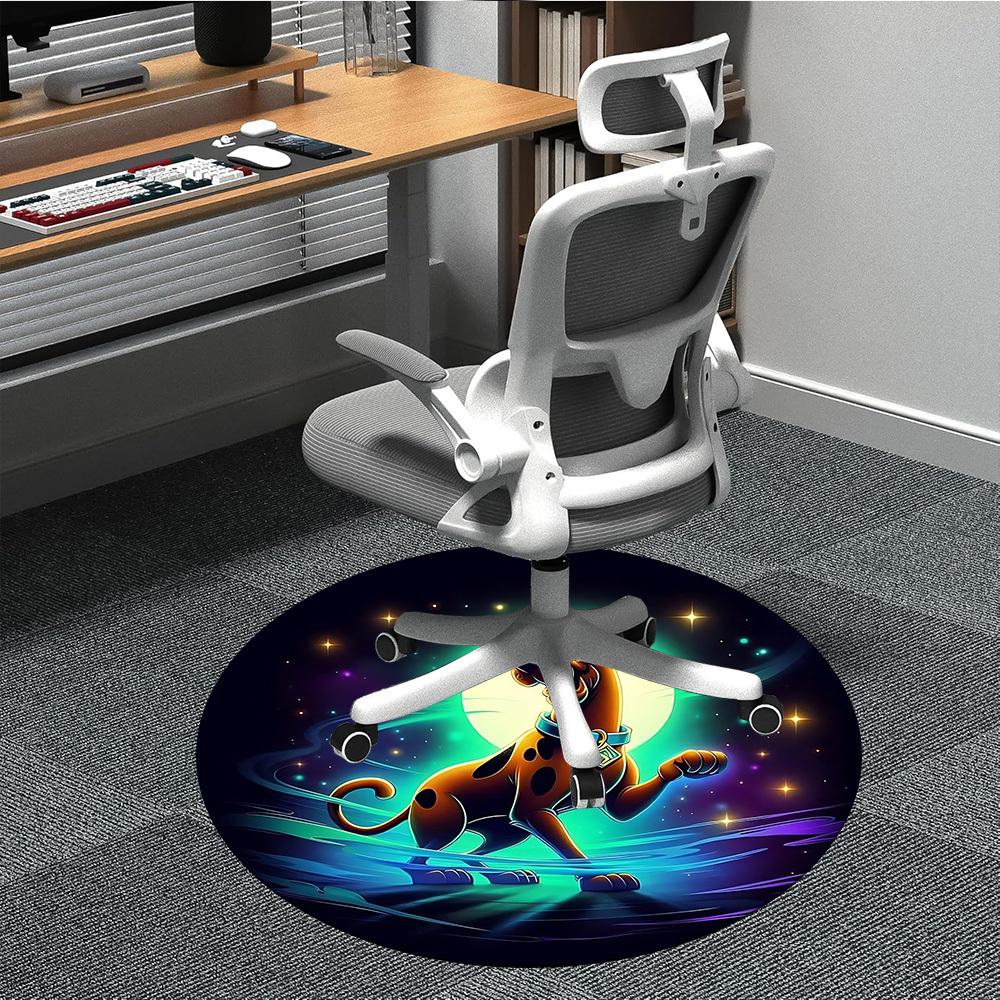 1pc Scooby-Doo Chair Carpet for Office Non-Slip,Machine Washable Rug for Office, Room - Holiday Decor - Machine Made yy251017218