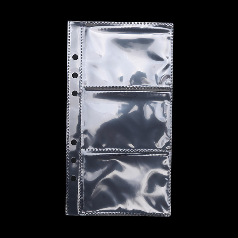 Обложка для блокнота на кольцах формата A5/A6, сменная, 25 листов, прозрачные протекторы для внутренних страниц планера