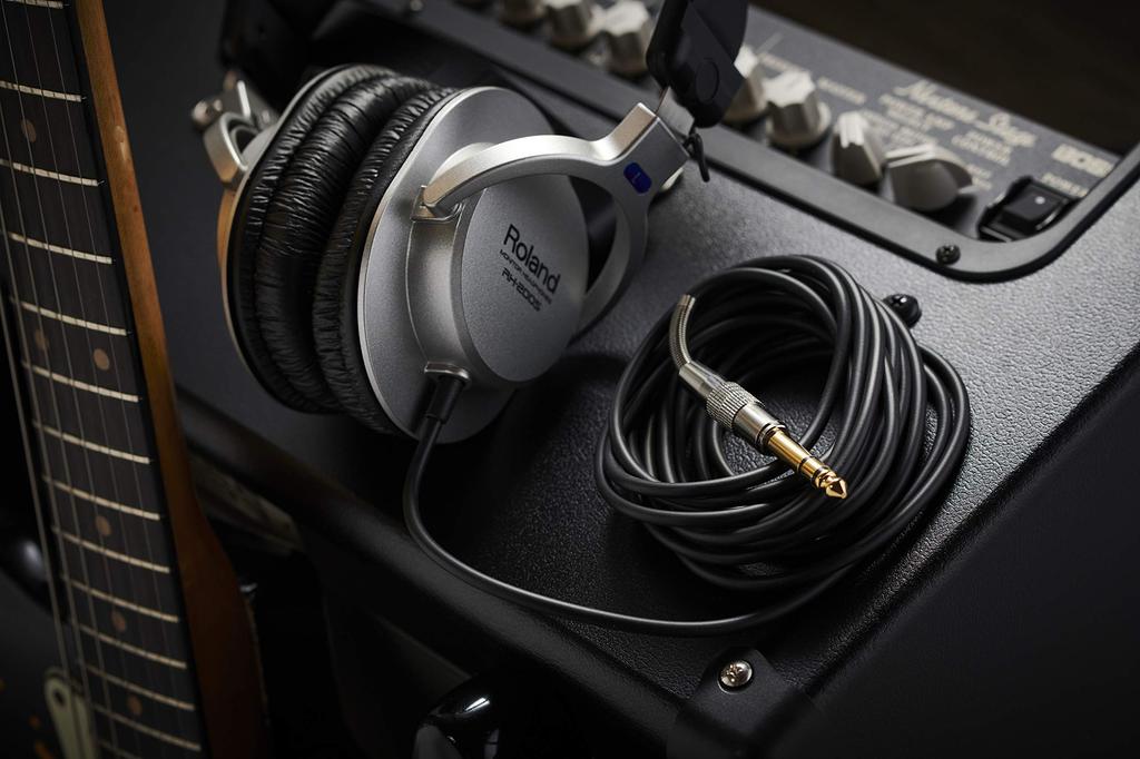 Стереонаушники-мониторы Roland RH-200S, серебристые