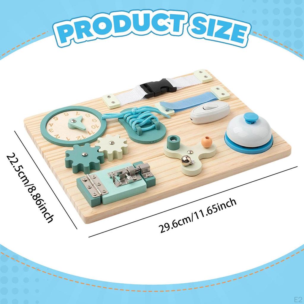 Сенсорная доска-игрушка с переключателями для путешествий, развивающая мелкую моторику, для детских садов