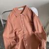 2023 Men's Hong Kong-Style Loose-Fit Splicing Long-Sleeved Shirt - New Spring Design