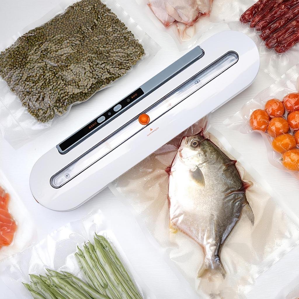 Бытовая вакуумная упаковка, кухонная автоматическая машина для запечатывания пищевых продуктов, упаковочная пластиковая компрессионная вакуумная насосная машина