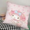 Мультяшная наволочка My Melody Модная квадратная наволочка Спальня Диван Комната Инс Декор Подушка для отдыха 40x40