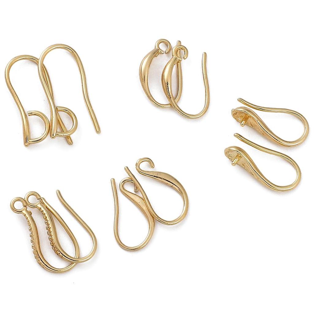 2 шт. медный крючок для ушей для изготовления ювелирных изделий своими руками, аксессуары для рукоделия