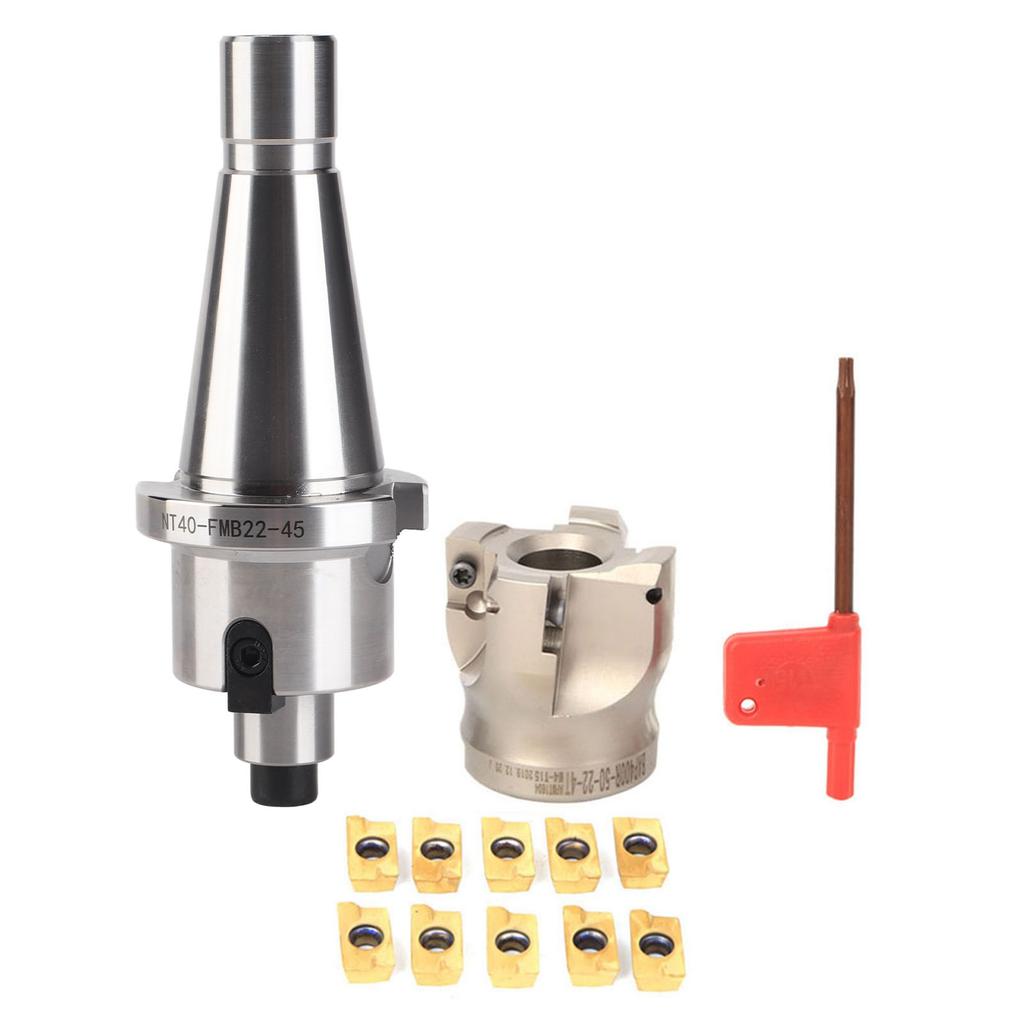 NT40 FMB22 Цанговый патрон BAP400R?50?22?Фрезерные пластины 4T Cutter APMT1604(10 шт фрезерование