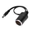 TKS 0.08 Inch (2.1 Mm) DC Plug To Cigarette Lighter Socket Conversion Cable Length:
