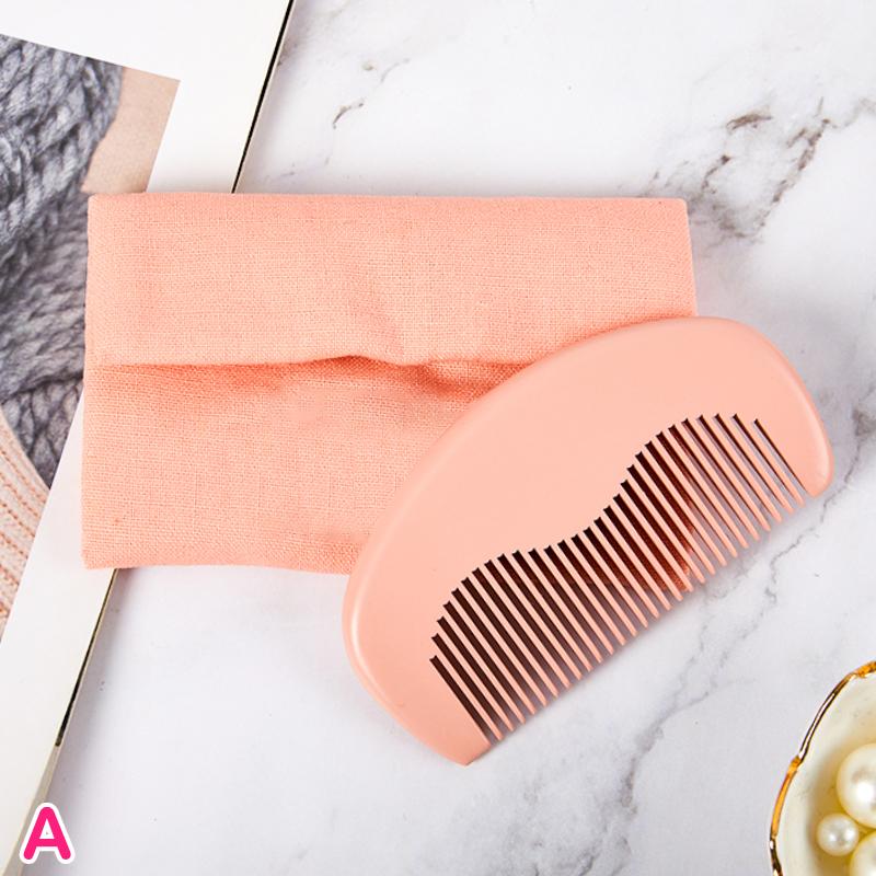 Карманная деревянная расческа Деревянная расческа Маленькая расческа Парикмахерская Расческа для бороды Гладкие волосы Портативный Женский инструмент для укладки волос