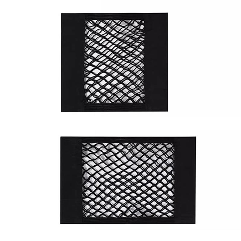 1 шт. Универсальная сетчатая грузовая сетка, настенная наклейка, сумка для хранения, сетка для хранения, подходит для багажника автомобиля, не требуется пробивка, сетка для хранения