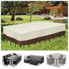 Patio Furniture Set Cover,Rectangular Dining Table and Chairs Cover,Fashion,Windproof,Outside Sofa