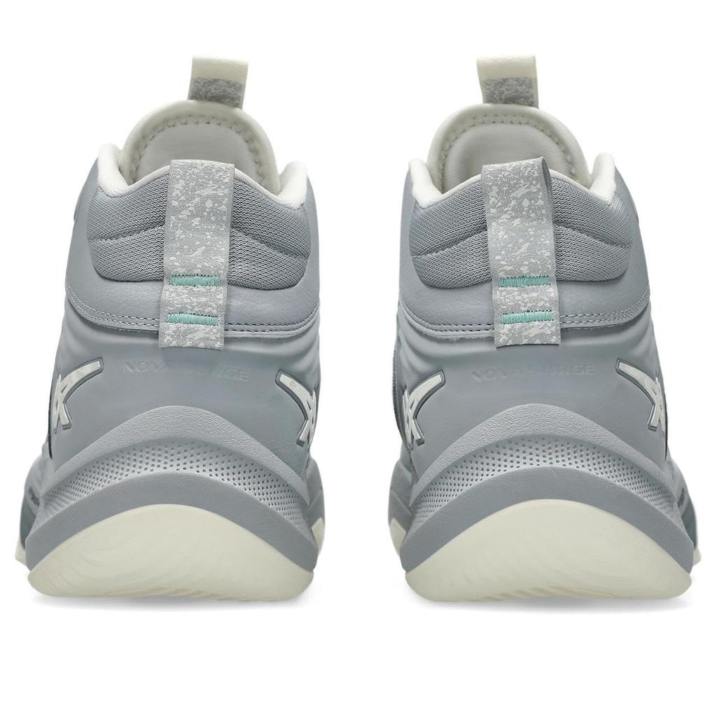 Asics Баскетбольные кроссовки NOVA SURGE 3 1061A048 Размер 200 см 2E Мужские (Пьемонтский серый/кремовый) 27,0