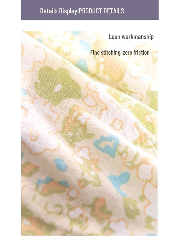 Женские трикотажные пижамные брюки из чистого хлопка - Весна/Лето, Свободный крой, Большой размер, Эластичная талия, Защита от комаров