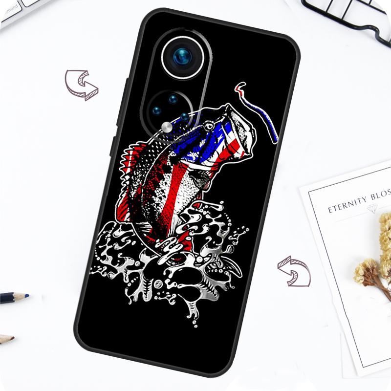 Чехол для рыбалки на басса для Honor Magic 7 5 6 Pro Honor 200 Pro X9b X9a X8b X8a X8 X9 X9c 50 70 90 Lite