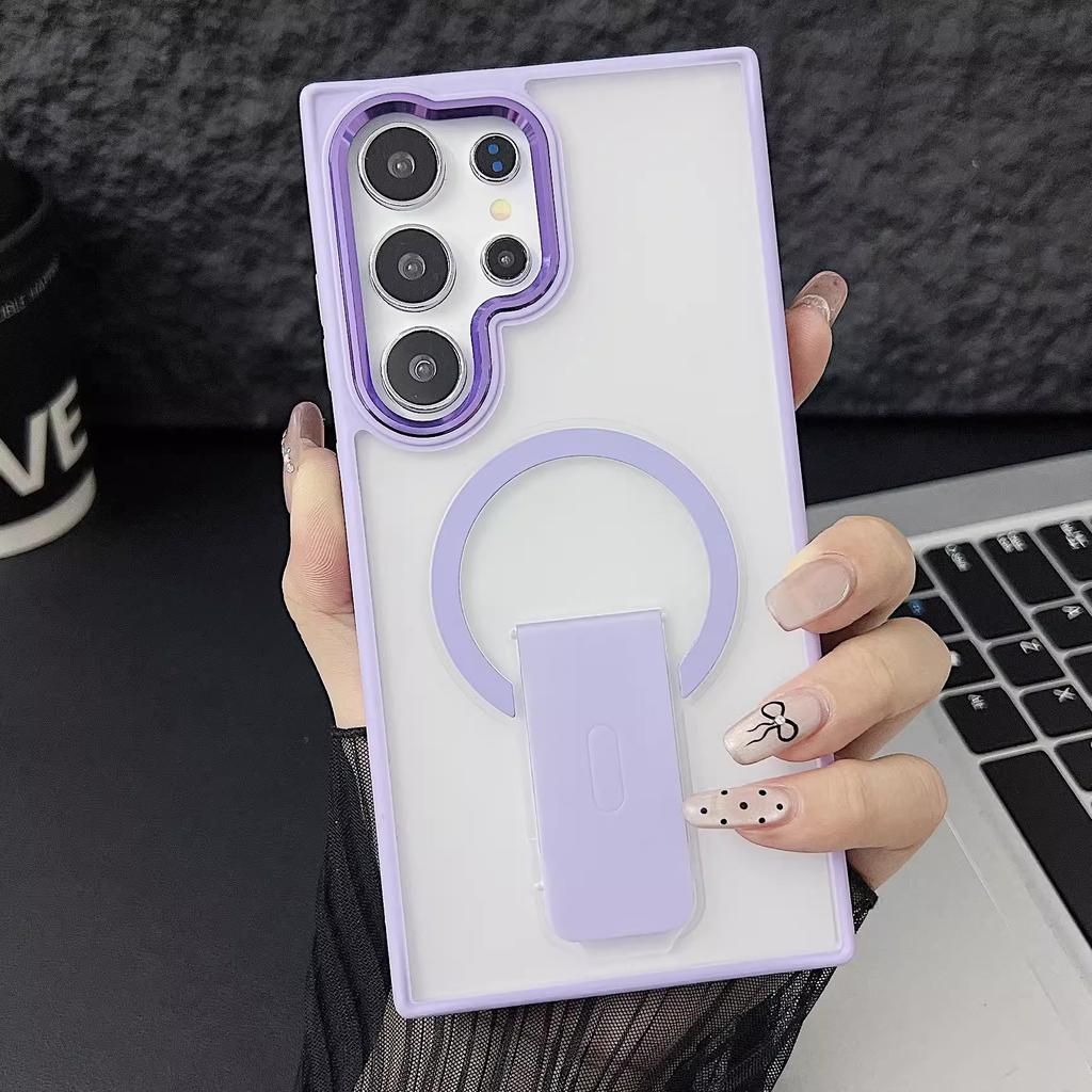 Невидимый держатель Магнитный чехол Чехол для мобильного телефона Samsung Galaxy S11Ultra S11 скин матовый защитный чехол
