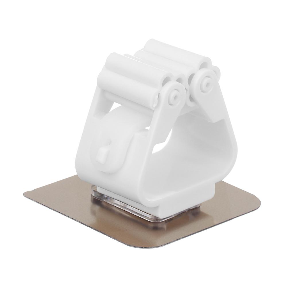 Органайзер для ванной комнаты, самоклеящаяся вешалка для метлы, пружинный зажим, настенные крючки, держатель для швабры