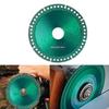 Алюминиевый сплав алюминиевого сплава алмазный пильный диск режущий диск 10 см/3,93 дюйма композитный зеленый многофункциональный стальной