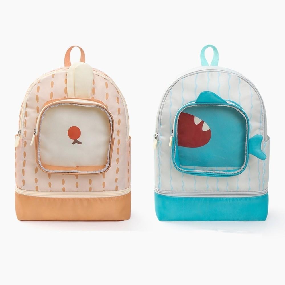 Dry Wet Separation Swimsuit Storage Bag Cute Shape Portable Beach Backpack  Kids