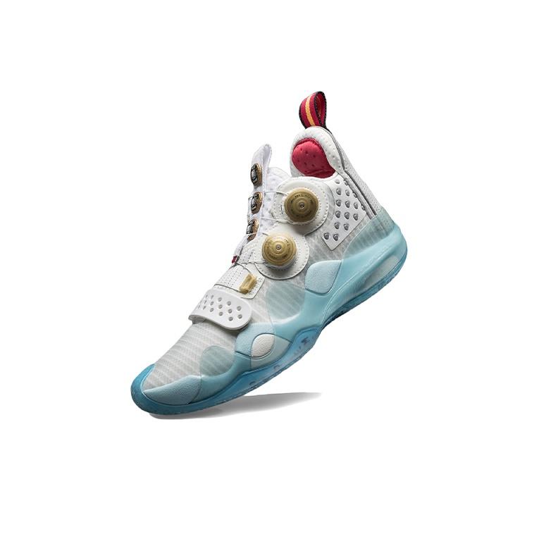 Li-Ning Игровая майка Way of Wade 8 Retirement Мужские кроссовки Белый Ледяной-голубой Красный ABEP001-4