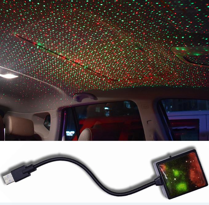 Автомобильный салон крыша атмосфера звездное небо лампа светодиодный проектор звездное небо ночник автомобильные аксессуары освещение декоративная лампа салона