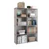 Floor Standing Bookshelf Multi-storey Metal Simple Storage Racks High-capacity Economic Type Modern Simple Household Organizer