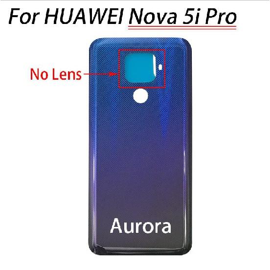 Для Huawei Nova 5i Pro задняя дверца батарейного отсека задний корпус с камерой