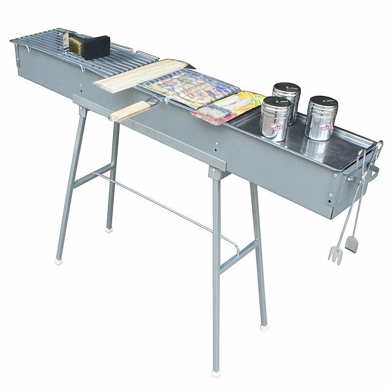 Zhi Shi Large Outdoor Charcoal BBQ Grill Set