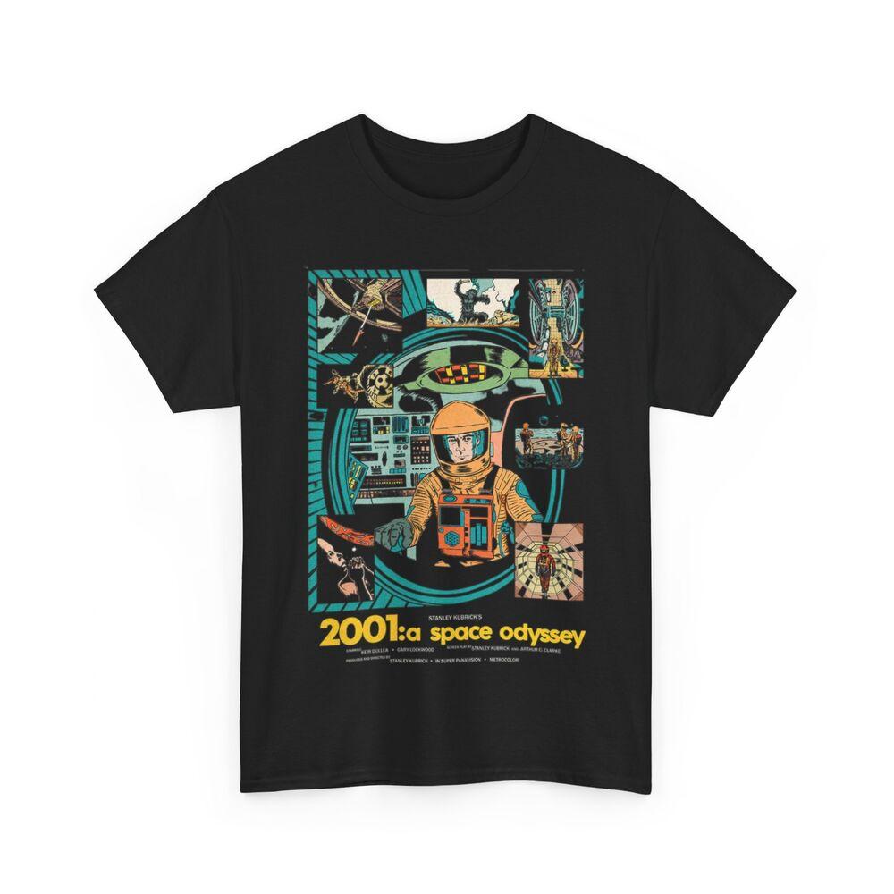 Stanley Kubrick 2001: A Space Odyssey Movie T Shirt Unisex Heavy Cotton Tee Unisex T-Shirt
