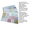 5 Sheets Bible Tab Large Letter Print PVC Self-adhesive Bible Sticky Index Label Book Page Marker Sticker Bible Study Journaling Supplies