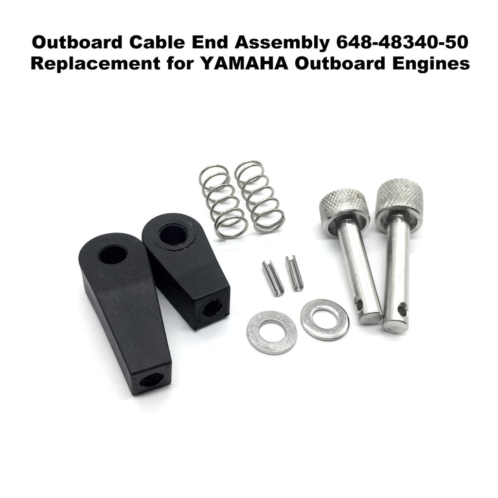 Outboard Cable End Assembly Kit 648-48340-50 Replacement for Outboard Engines Premium Metal sy to Install