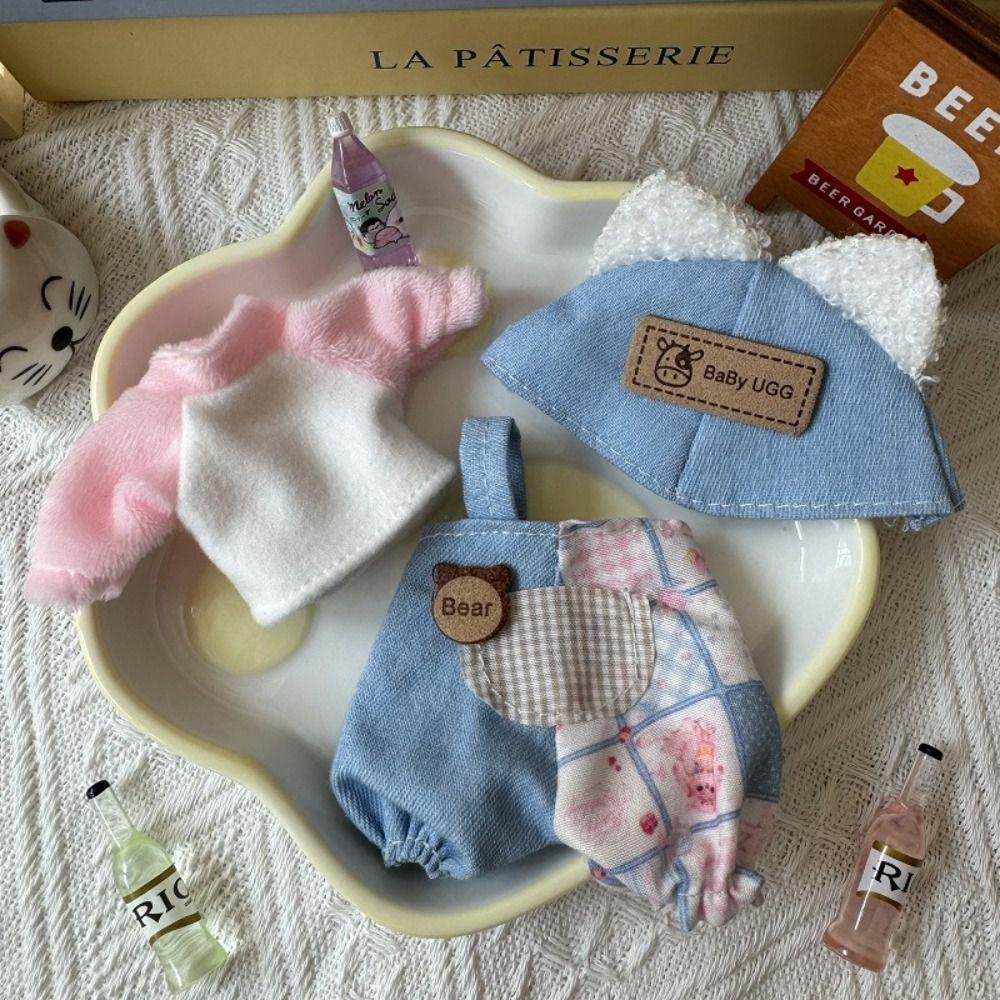 Dress Up Doll Elegant Dresses Casual Wears 1/12 BJD Clothes Doll Princess Clothes Dollhouse Toys