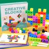Montessori Educational Building Blocks for Kids: Enhance Spatial Thinking and Intellectual Development with Durable Plastic Toys.