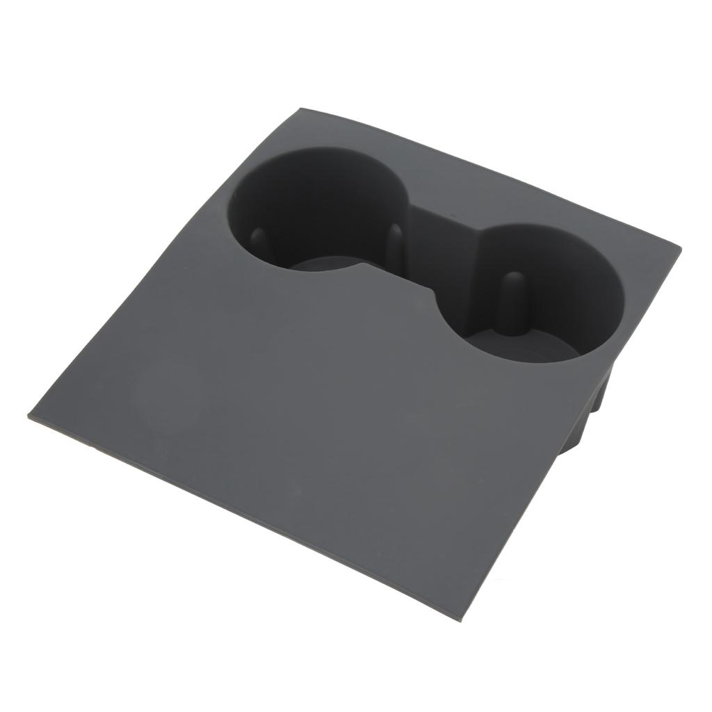 Center Console Cup Holder Silicone Material Scratch Resistant Replacement for Tesla Model 3 Model Y Grey