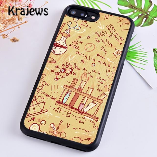 Чехол для телефона с рисунком Химия Математика Для iPhone 17 Air 16 15 14 plus 12 13 pro max coque Shell Fundas