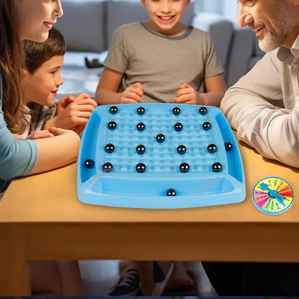 Магнитная игра в шахматы, интерактивный магнитный набор настольных игр, детские развивающие игрушки, забавная настольная магнитная игра для детей и взрослых