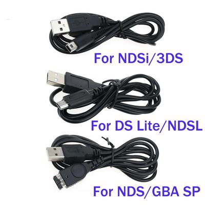 USB-зарядное устройство, кабель питания для DS Lite DSL NDSL для NDSi 3DS New 3DS XL LL NDS GBA SP