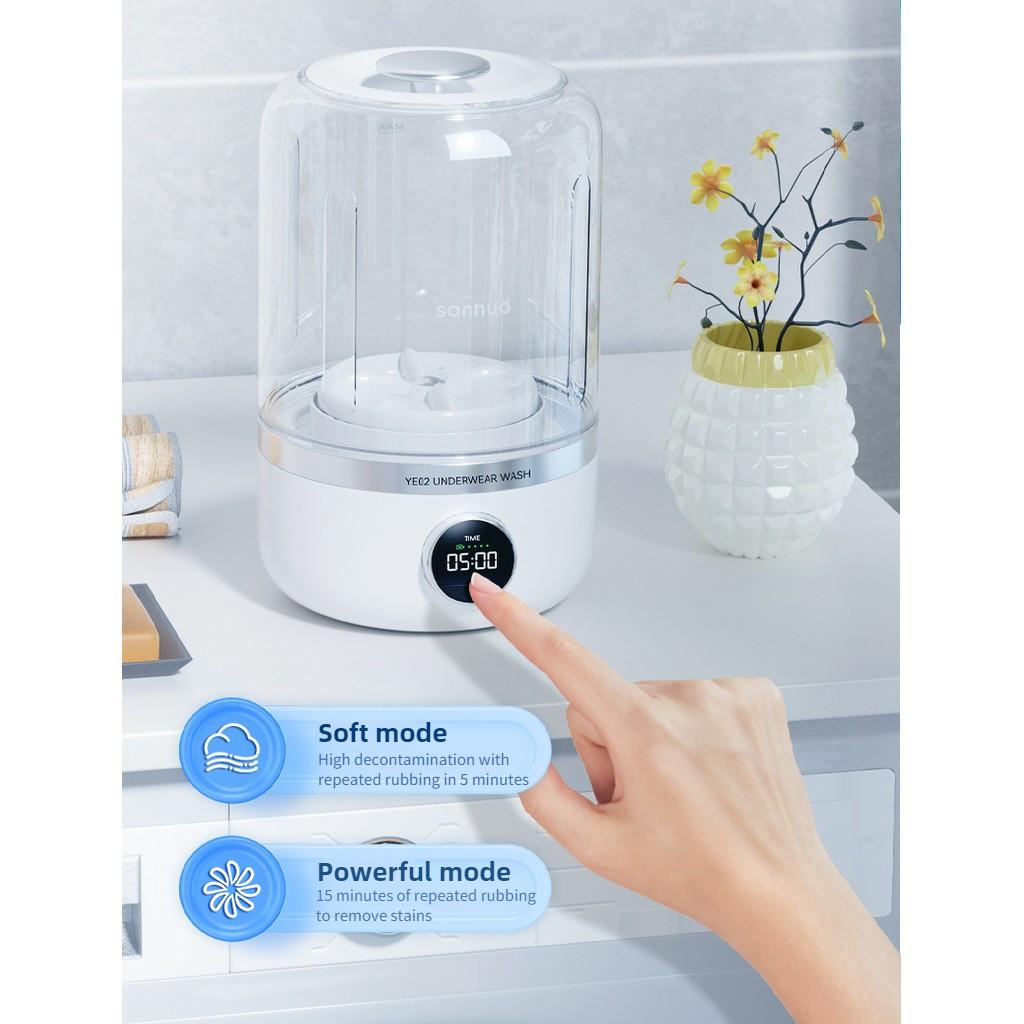 Мини стиральная машина для нижнего белья Беспроводная установка без установки Маленькая портативная стиральная машина для носков Чашка для стирки белья