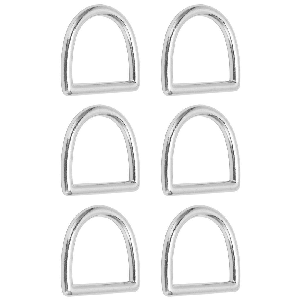 120 шт. D-образных колец, многоцелевых, из цинкового сплава, самодельных, полукруглых, D-образных колец, пряжки для брелока, сумки, ремня