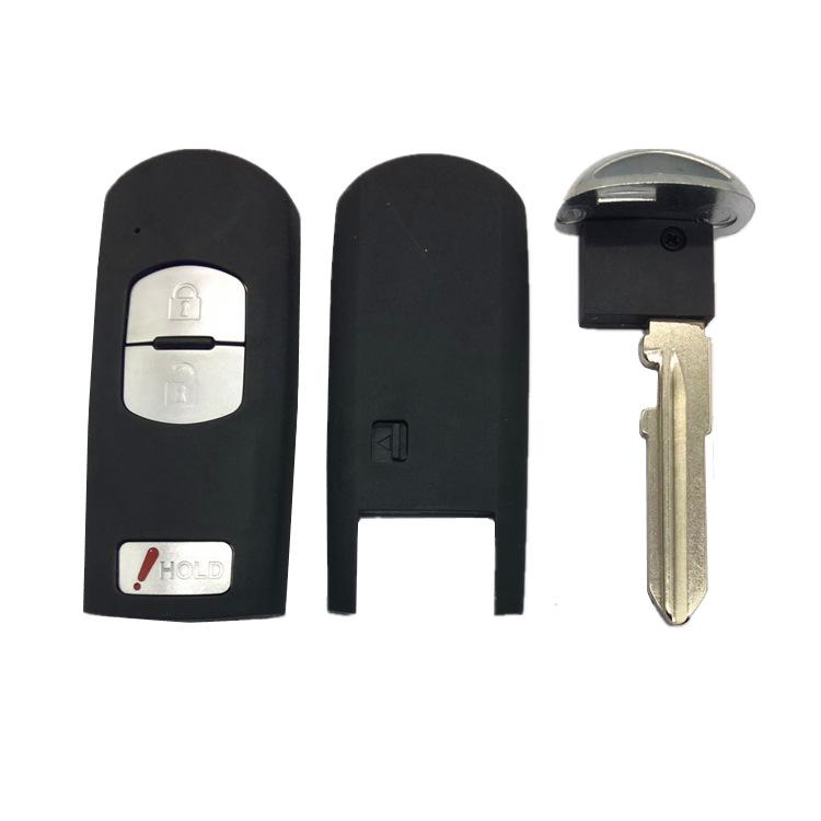 Mazda 2+1 Button Smart Key Shell Replacement