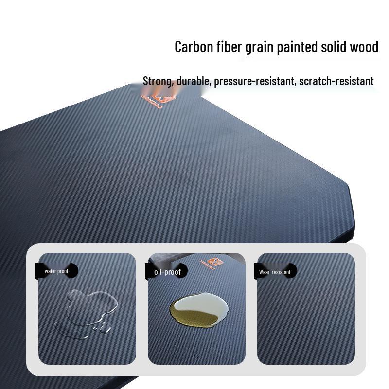 Премиальный обеденный столик для заднего сиденья автомобиля из массива дерева - Портативный, компактный столик для чая и кемпинга