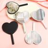 Love Heart Shape Mini Makeup Mirror Small Handheld Makeup Mirrors Sweet Girl Style Suitable for Travel / Carrying Around In Bags