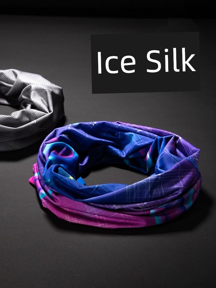 Ice Silk Cervical Support Summer Takeaway Keep Warm Sun Block Mask
