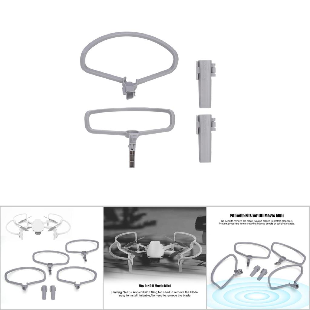 Drone Propeller Protection Ring Guards Anti Collision with Landing Gear Kit Fits for DJI Mavic Mini