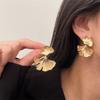 Fashion Metal Big Plant Ginkgo Leaf Earrings for Women Wedding Party Classic Jewelry Geometry Earrings